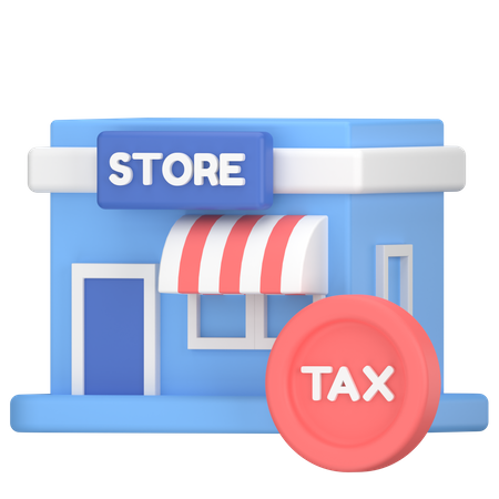 Business tax  3D Icon