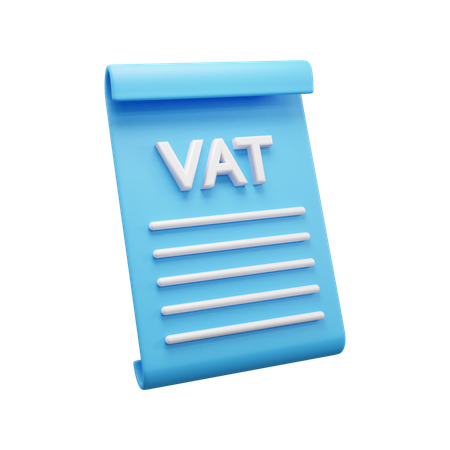 Business Tax Document  3D Icon