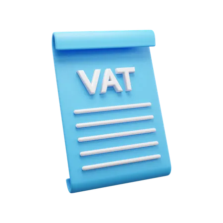 Business Tax Document  3D Icon