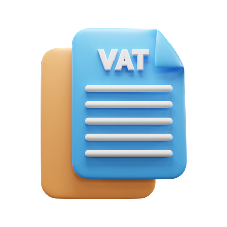 Business Tax Document  3D Icon