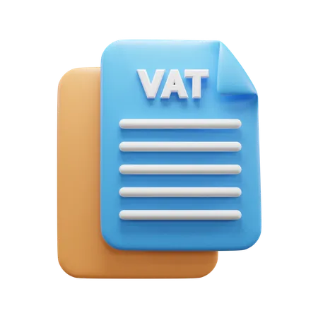 Business Tax Document  3D Icon