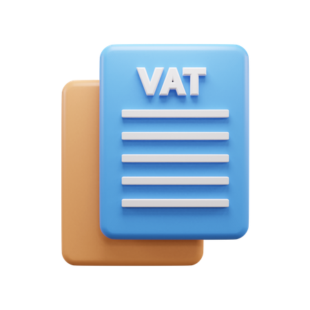 Business Tax Document  3D Icon