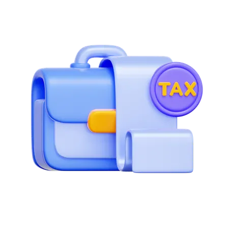 Business Tax Documents  3D Icon