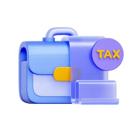 Business Tax Documents  3D Icon