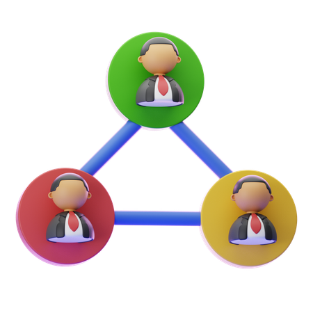 BUSINESS TEAM  3D Icon