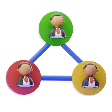 BUSINESS TEAM  3D Icon