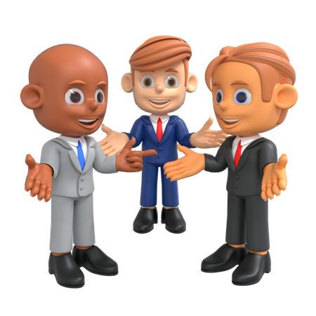 Business Team  3D Illustration