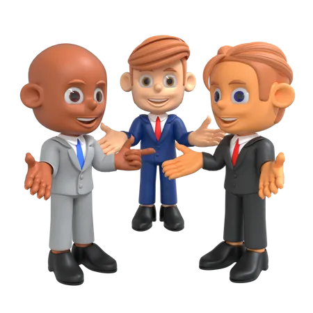 Business Team  3D Illustration