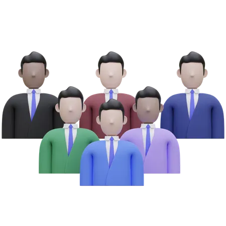Business Teamwork 3 D Icon Illustation 3D Icon