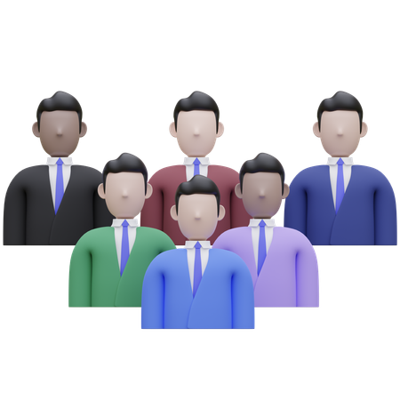 Business teamwork  3D Icon