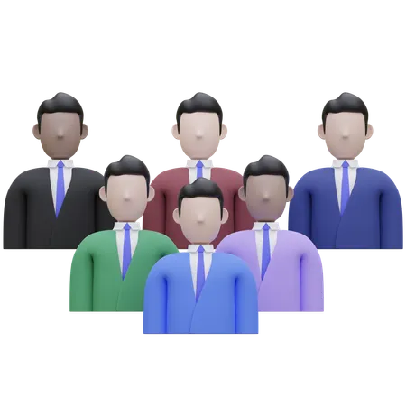 Business teamwork  3D Icon