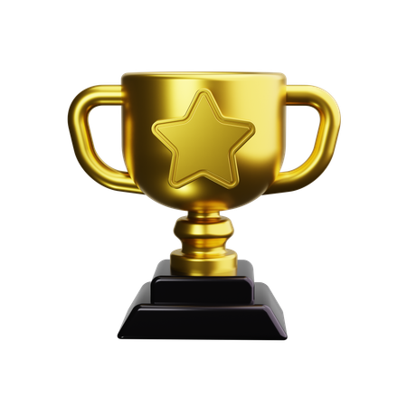 Business Trophy  3D Icon