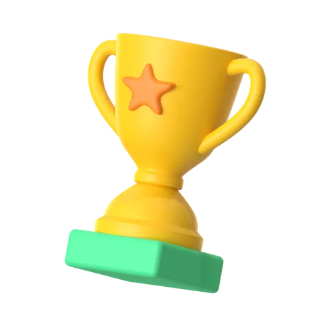 Business Trophy  3D Icon