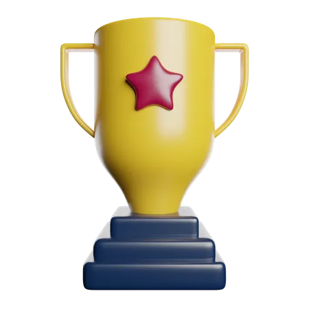 Business Trophy  3D Icon