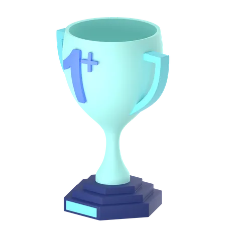 Business Trophy  3D Illustration
