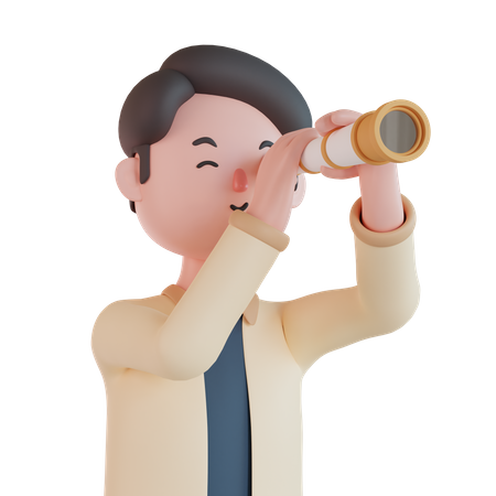 Business vision  3D Icon