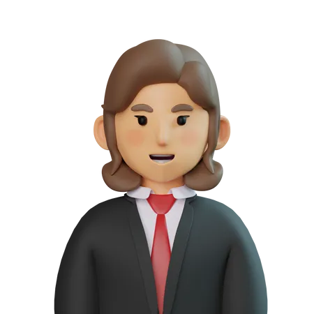 Business Woman  3D Icon