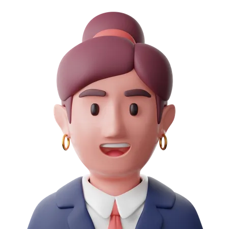 Business Woman  3D Icon