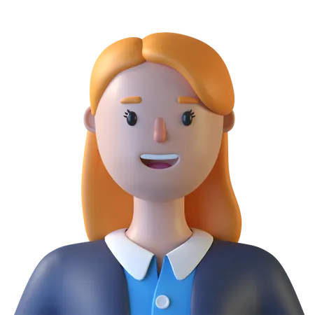 Business Woman  3D Icon