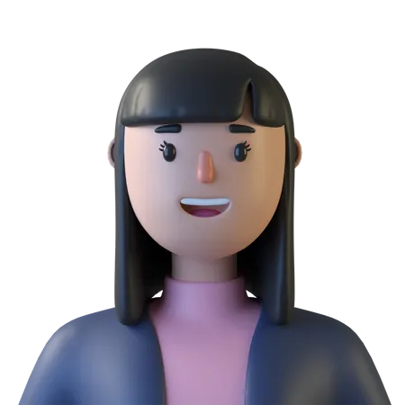 Business Woman  3D Icon