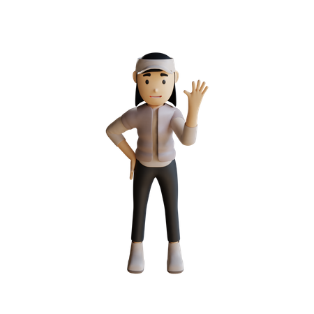 Business woman  3D Icon