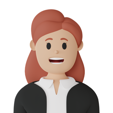 Business woman  3D Icon