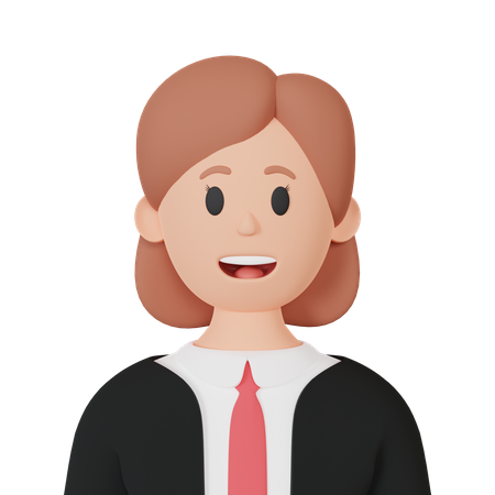 Business woman  3D Illustration