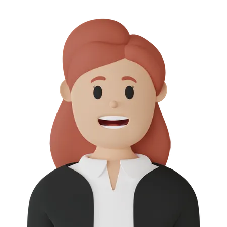 Business woman  3D Illustration