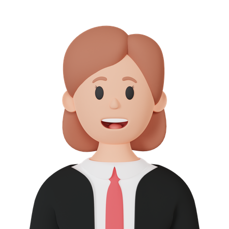 Business woman 3D Illustration