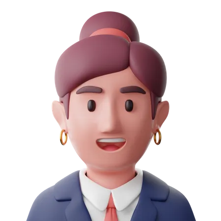 Business Woman 3D Icon