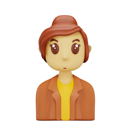 Business Woman 3D Icon