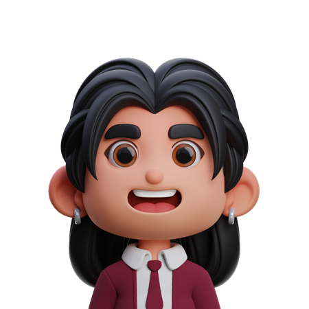 Business Woman  3D Icon