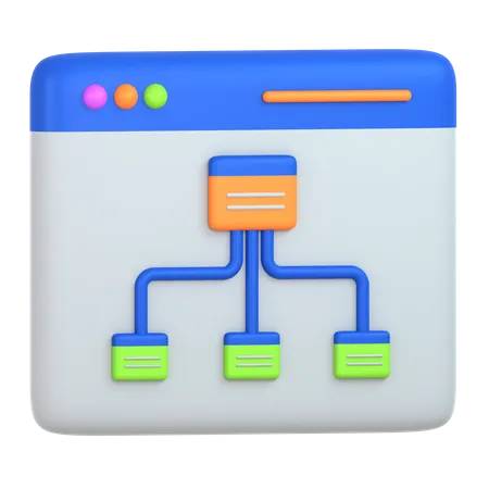 Business Workflow  3D Icon