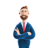 business-man 3d illustration