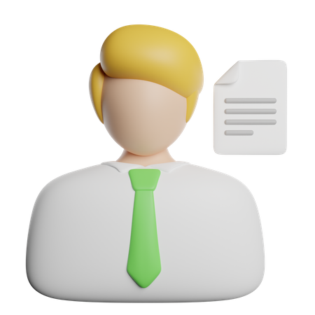 Businessman  3D Icon