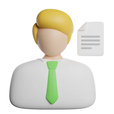 Businessman  3D Icon