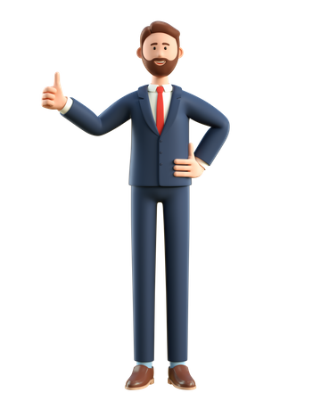 Businessman  3D Illustration