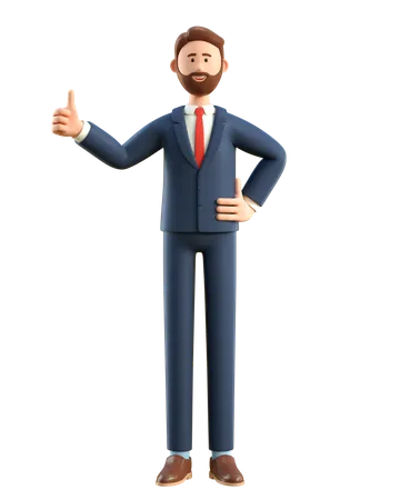 Businessman  3D Illustration