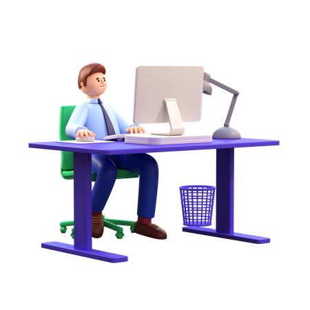 Businessman  3D Illustration