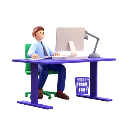 Businessman  3D Illustration