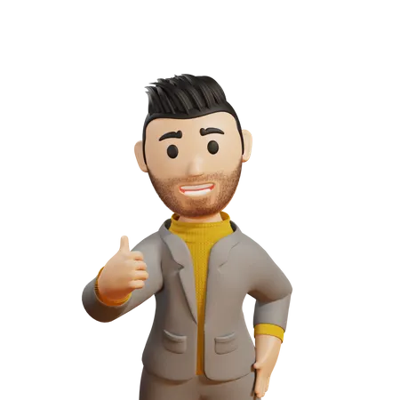 Businessman  3D Illustration