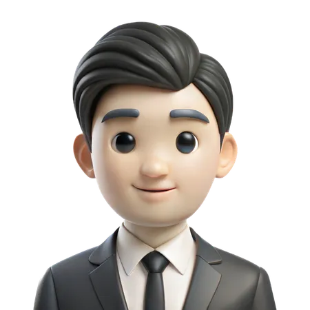 Businessman Avatar  3D Icon
