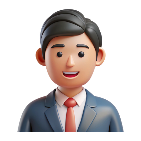 Businessman Avatar  3D Icon