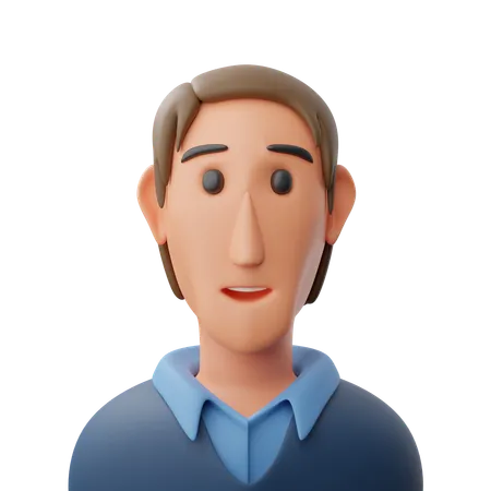 Businessman avatar  3D Icon