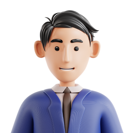 Businessman Avatar  3D Icon