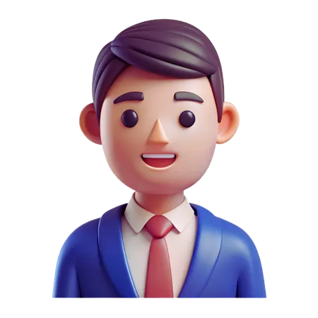 Businessman Avatar  3D Icon