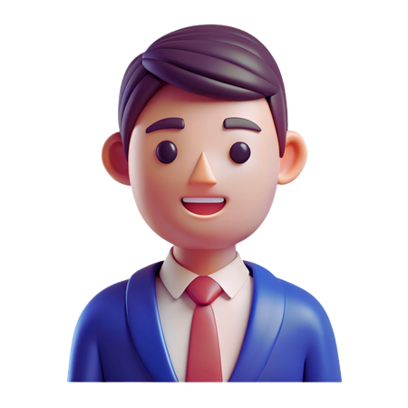 Businessman Avatar  3D Icon