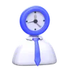Businessman Clock