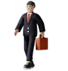 Businessman going to office