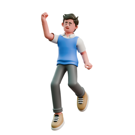 Businessman Happy  3D Icon